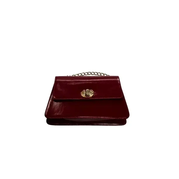 Burgundy Chain Bag
